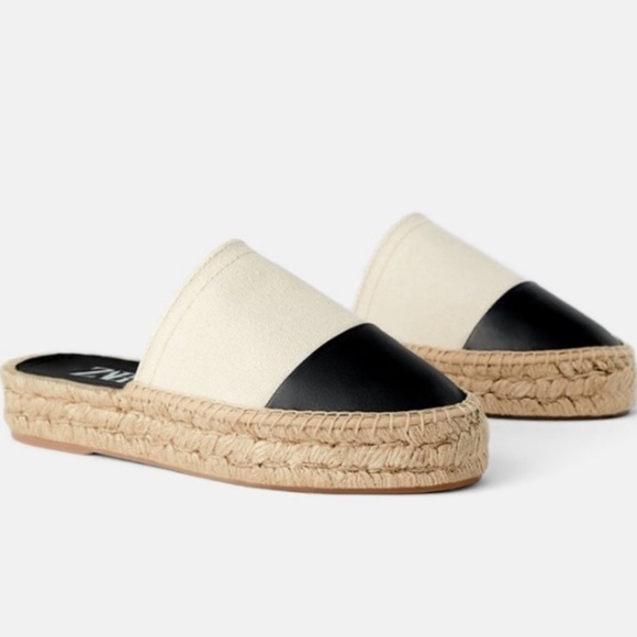Zara color block backless espadrille - Picture 2 of 3